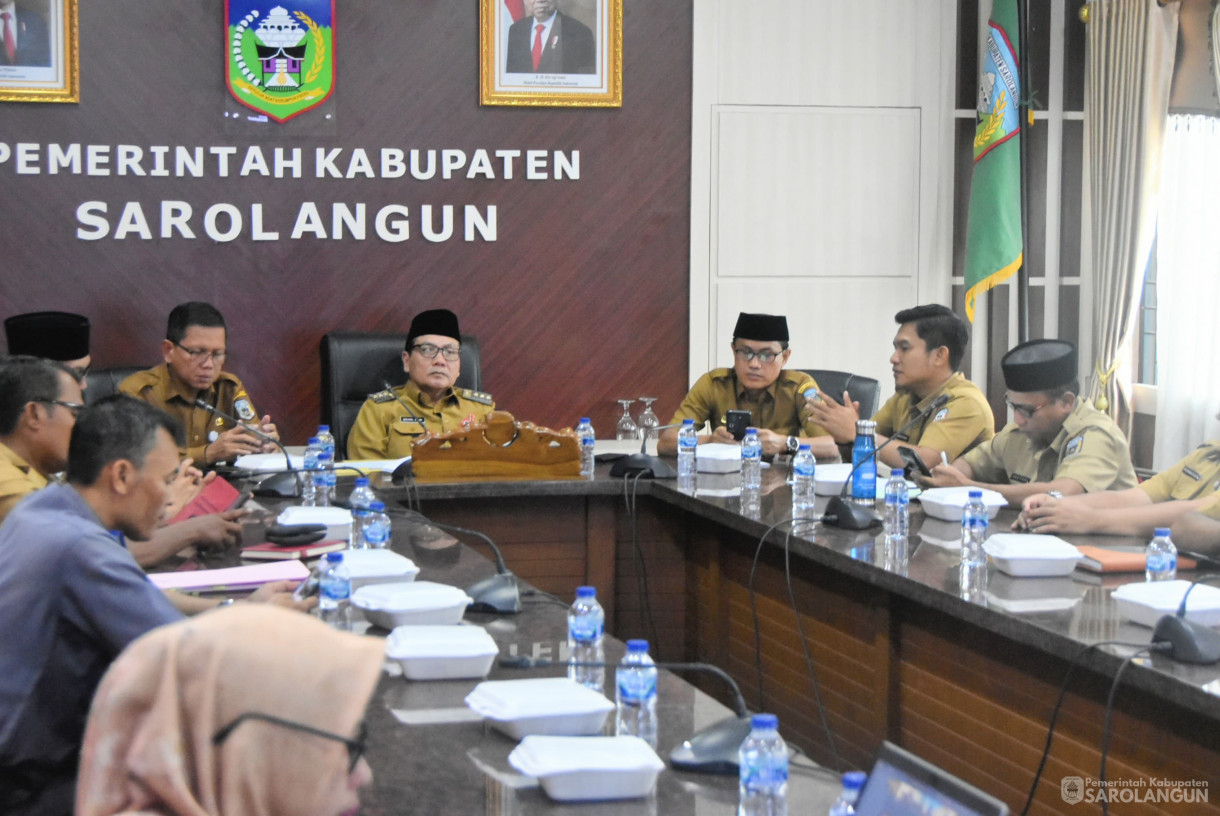 3 September 2024 - Rapat TPID Via Zoom Meeting, Bertempat di Ruang Pola Utama Kantor Bupati Sarolangun