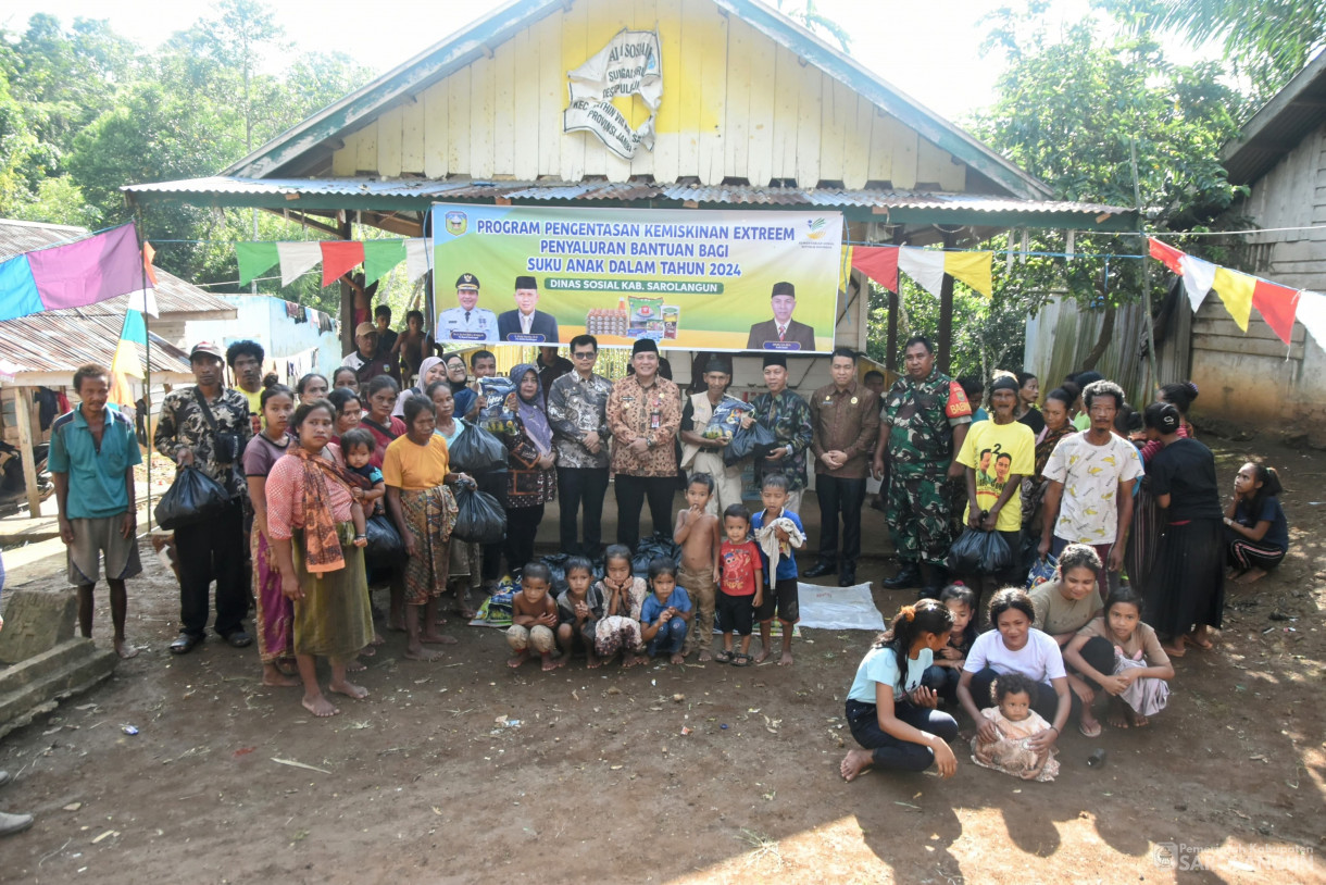 11 Juli 2024 - Penyerahan Bantuan Bantuan Untuk Warga Suku Anak Dalam, Bertempat di Desa Pulau Lintang Kecamatan Bathin VIII