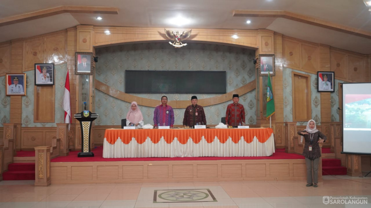 2 Februari 2024 - Supervisi Dan Pengarahan Kepala Bpk Ri Provinsi Jambi Pelaksanaan Pemeriksaan Interim Atas Laporan Keuangan Pemerintah Daerah TA 2023 Pada Pemerintah Kabupaten Sarolangun Di Ruang Aula Utama