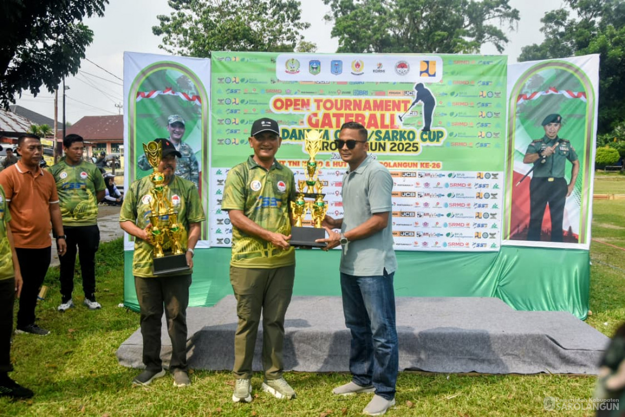26 September 2025&nbsp; Open Tournament Gateball Dandim 0420 Sarko Sarolangun Tahun 2025 di Laman Basamo