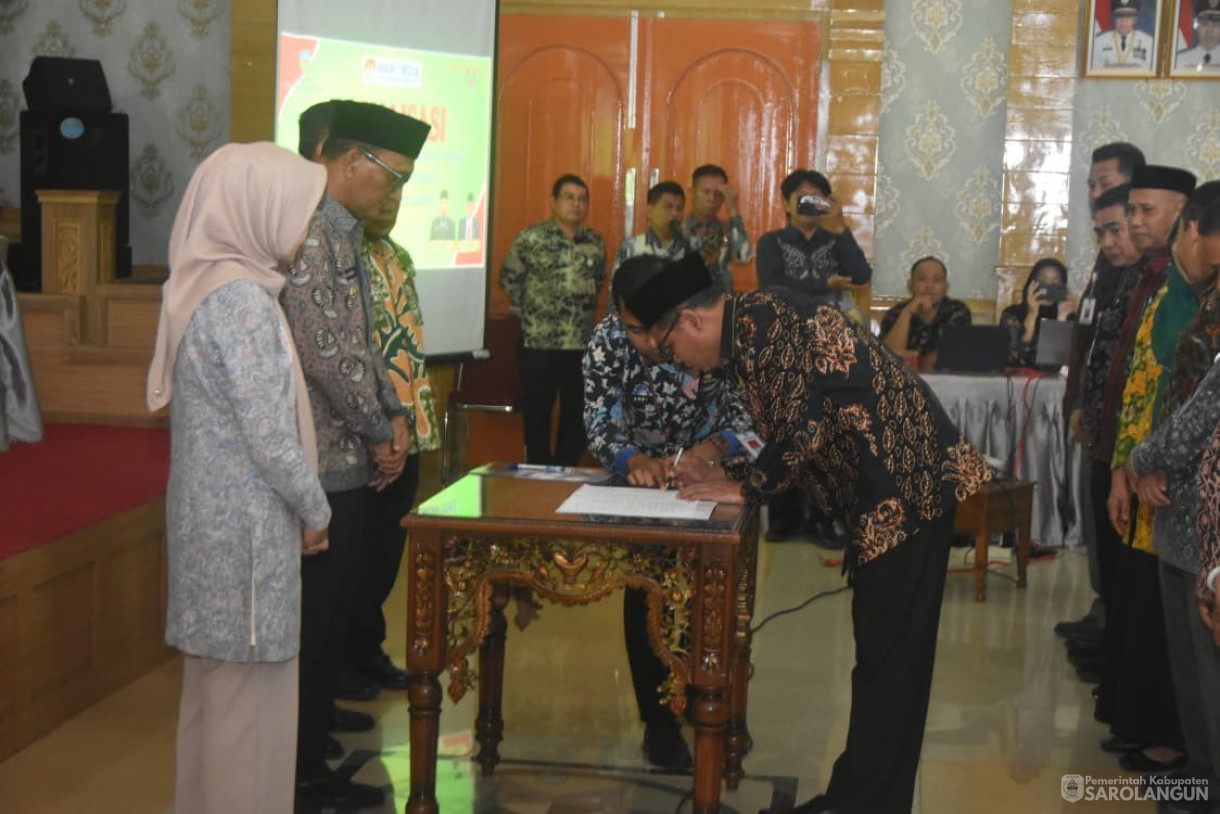 6 November 2025&nbsp; Pembukaan Secara Resmi Kegiatan Sosialisasi Peraturan Pencegahan Korupsi di Kabupaten Sarolangun