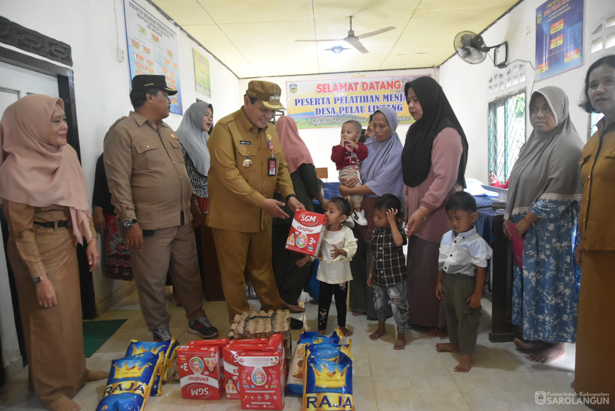 10 September 2024 - Penyerahan Bantuan Penanganan Stunting, Bertempat di Desa Pulau Lintang Kecamatan Bathin VIII