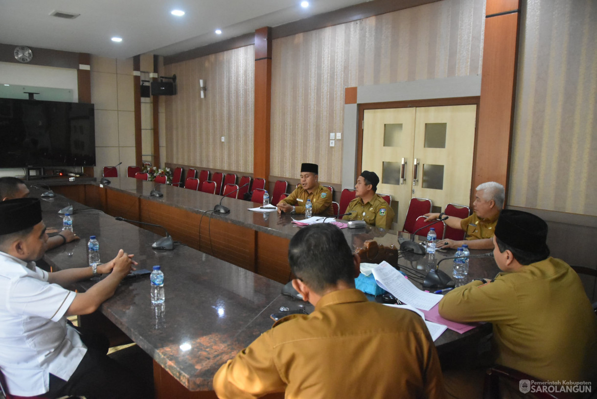 27 Agustus 2024 -&nbsp;Rapat Persiapan Pelaksanaan MTQ, Bertempat di Ruang Pola Utama Kantor Bupati Sarolangun