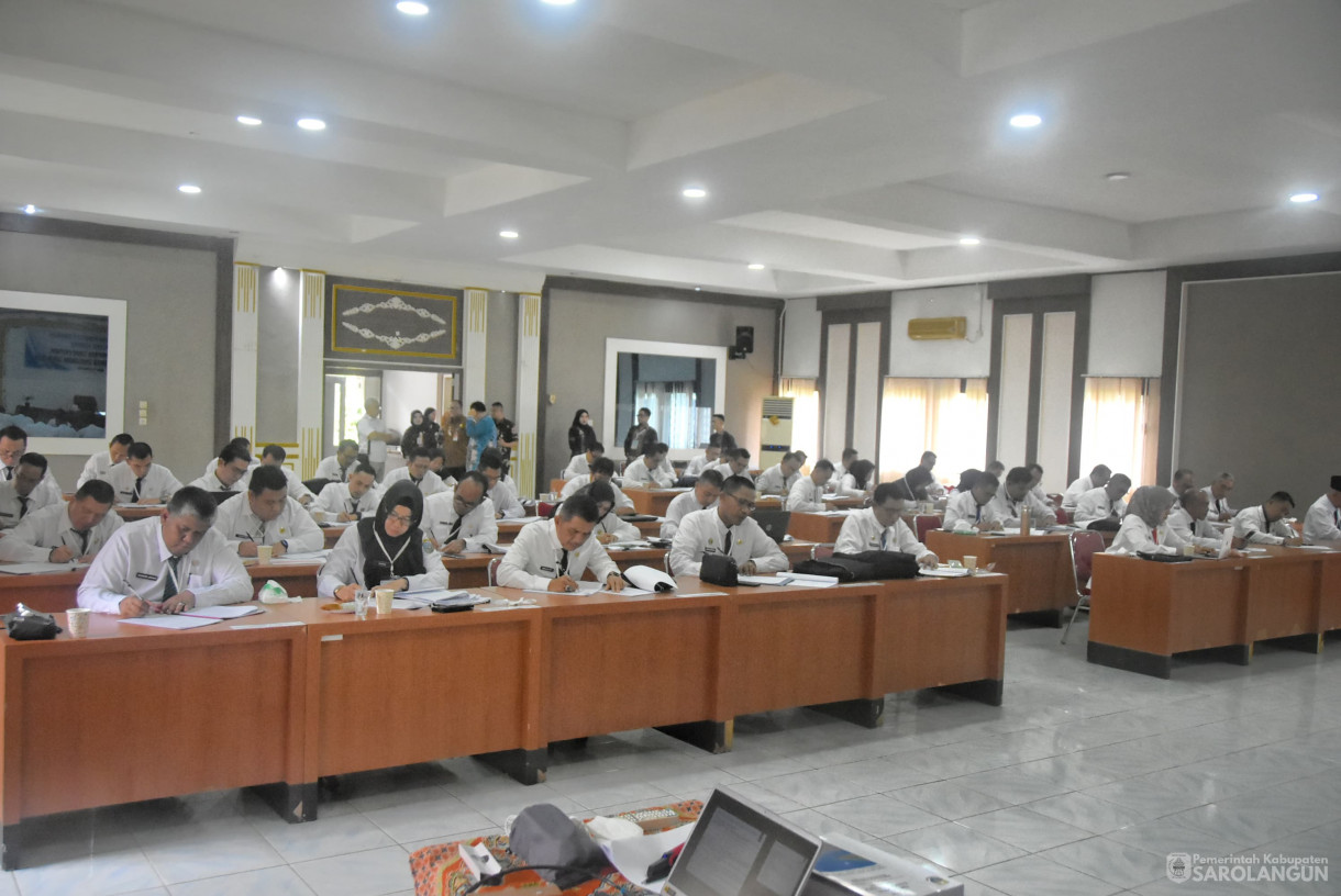 25 Oktober 2024 - Monitoring Pelaksanaan Assessment Penulisan Makalah Jabatan Pimpinan Tinggi Pratama, Bertempat di Gedung Aula BPKSDM Provinsi Jambi&nbsp;