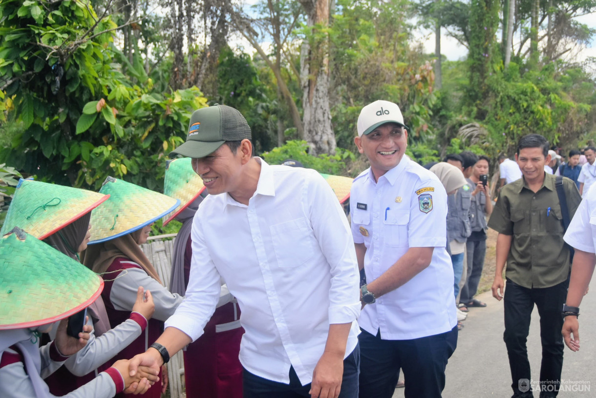 23 Juli 2025 - Kunjungan Kerja Menteri Pertanian RI Dalam Rangka Mendukung Pelaksanaan Program Swasembada pangan di Desa Tanjung Mudo Kecamatan Sitinjau Laut Kabupaten Kerinci