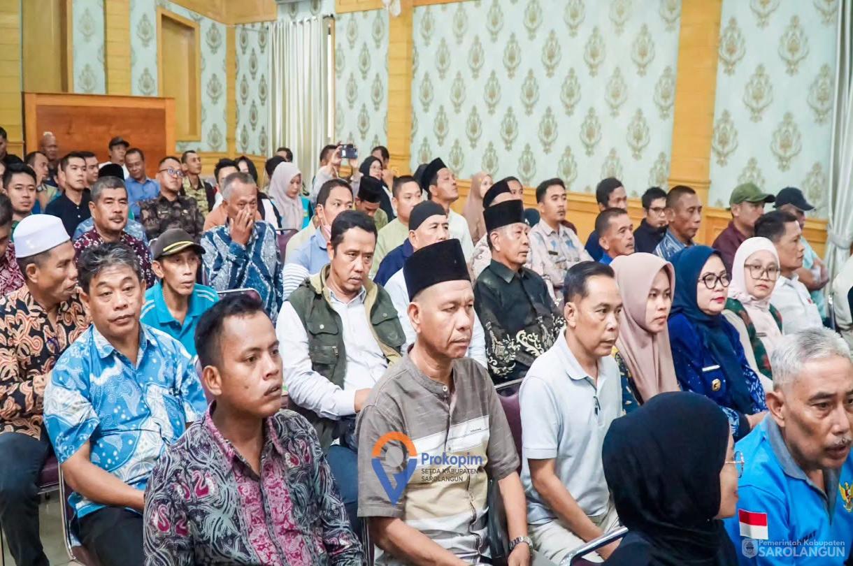 7 Agustus 2026 Sosialisasi Akbar Paham Radikal dan Terorisme, Tindak Pidana Cyber dan Perundungan di Lingkungan Pemerintah Desa Kelurahan dan Kecamatan seKabupaten Sarolangun