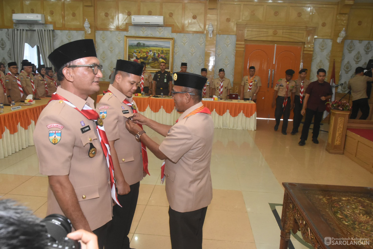 9 Juli 2025 -&nbsp;Pelantikan Ketua Majelis Pembimbing Cabang dan Wakil Ketua Majelis Cabang Gerakan Pramuka Sarolangun