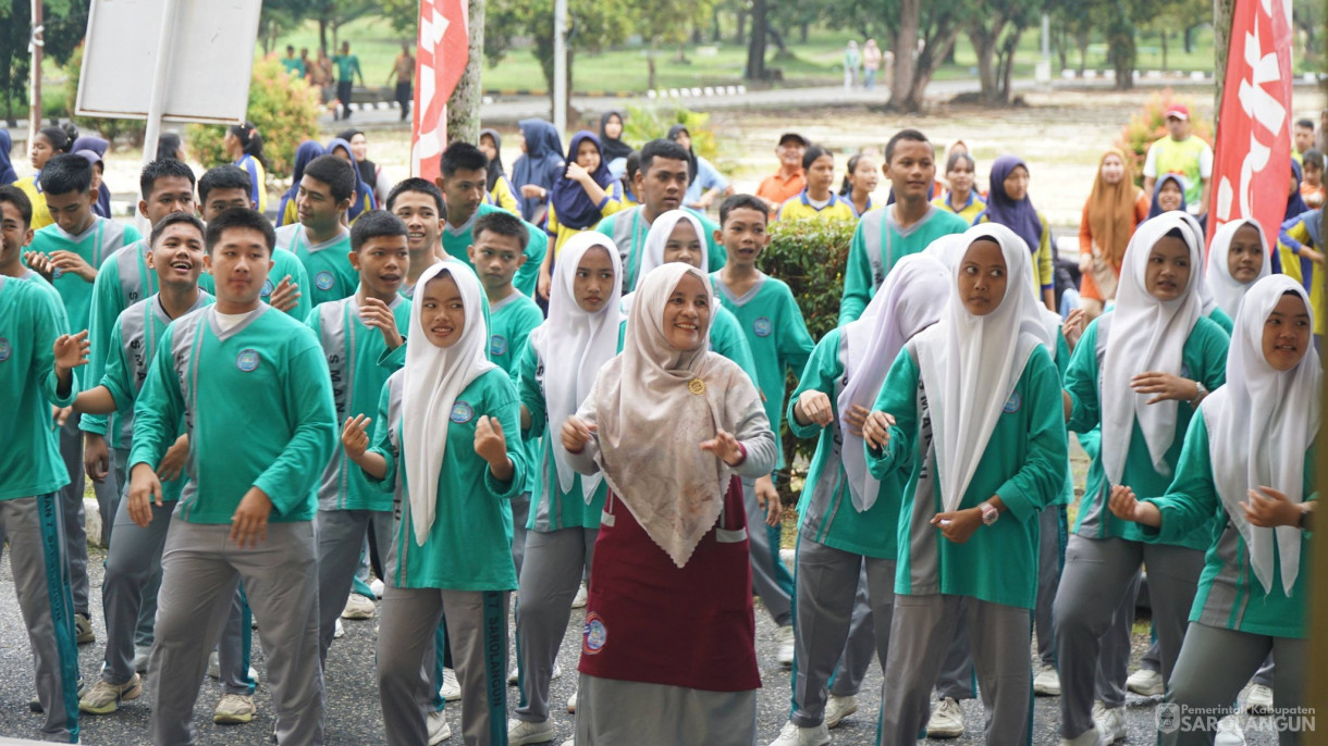 6 Januari 2026&nbsp; Senam Sehat Bersama di GOR Sarolangun