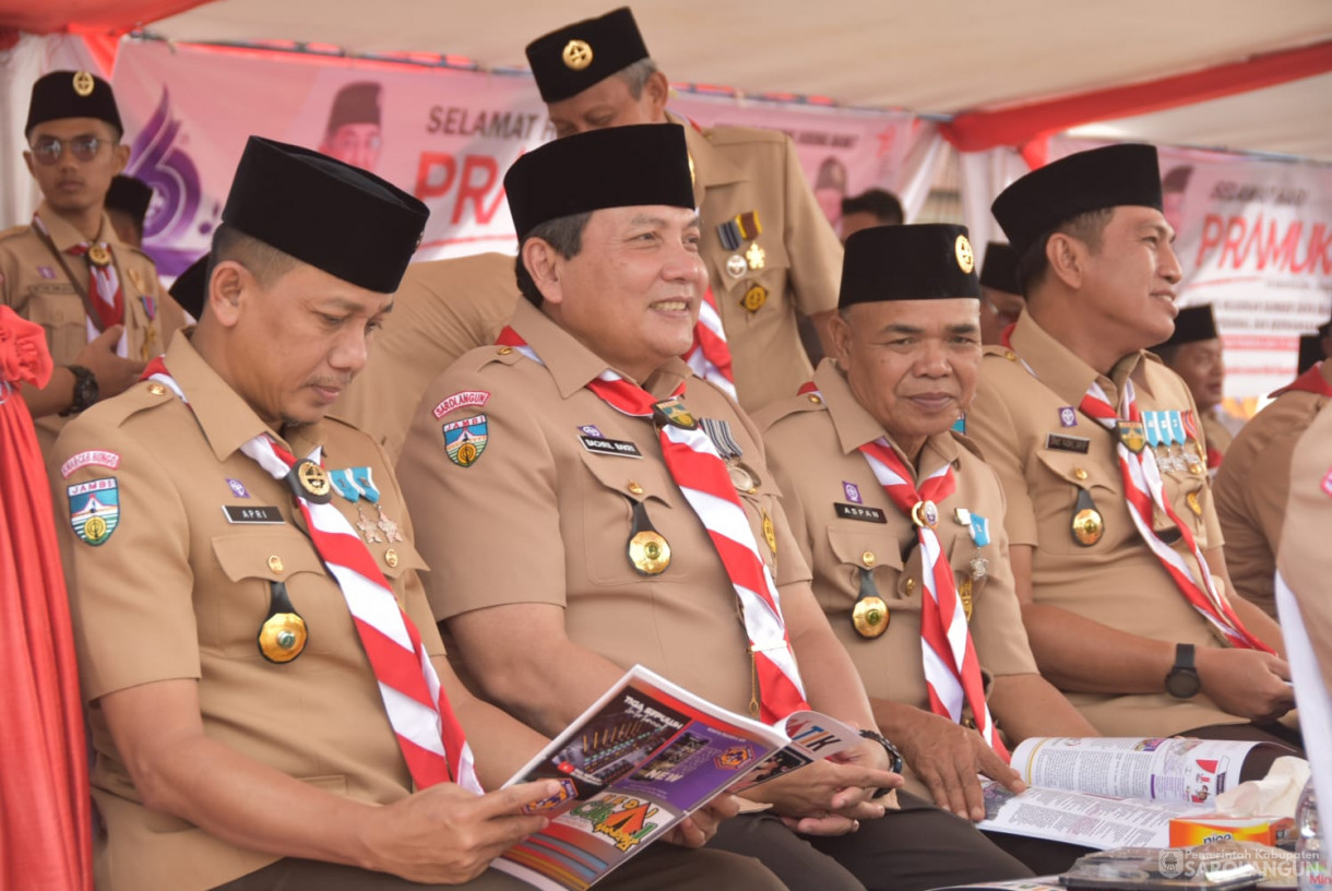 6 September 2023 - Penjabat Bupati Sarolangun Dr. Ir. Bachril Bakri, M.App.Sc Menghadiri Apel Puncak Peringatan Hari Pramuka Ke 62 di Lapangan Alun Alun Kuala Tungkal Kabupaten Tanjung Jabung Barat