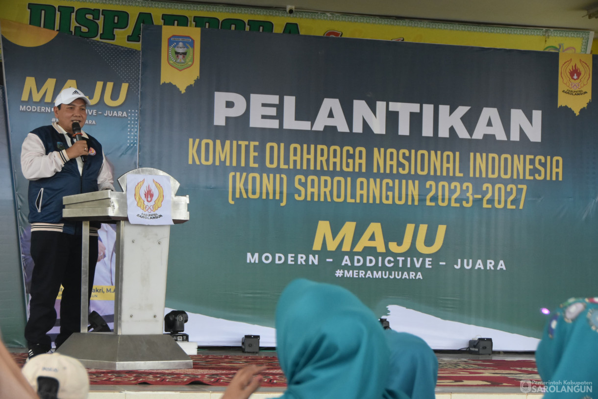 27 April 2024 - Pelantikan Komite Nasional Indonesia Sarolangun 2023 sd 2027 Di Gor Sarolangun