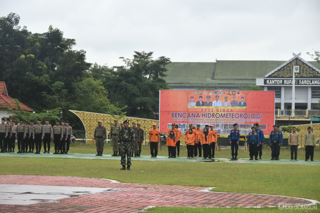 21 Desember 2023 - Apel Siaga Bencana Hidrometeorologi Di Lapangan Gunung Kembang Sarolangun