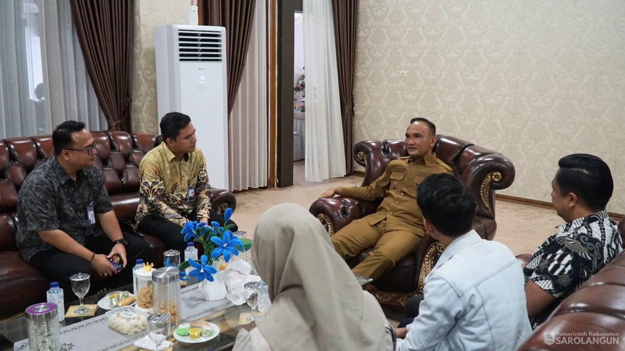 14 April 2026 Silaturrahmi Pimpinan BRI Cabang sarolangun dengan Bupati Sarolangun di Rumah Dinas Bupati Sarolangun