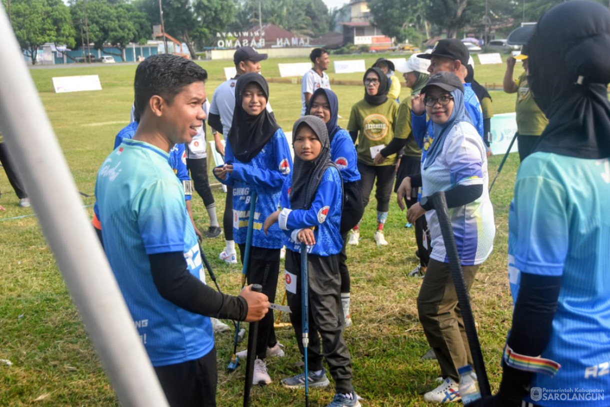 26 September 2025&nbsp; Open Tournament Gateball Dandim 0420 Sarko Sarolangun Tahun 2025 di Laman Basamo