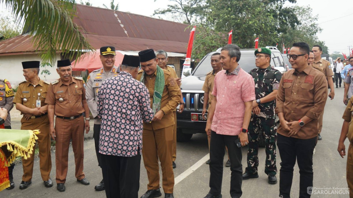 9 Februari 2026 Peresmian Jalan Singkut 7 Kecamatan Pelawan