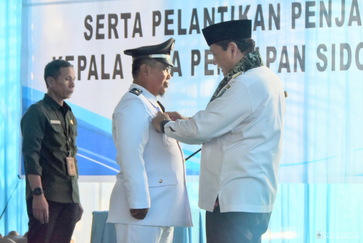 18 September 2024 - Peresmian Desa Persiapan Sido Mukti Dan Pelantikan Kepala Desa Persiapan Sido Mukti Kecamatan Singkut&nbsp;