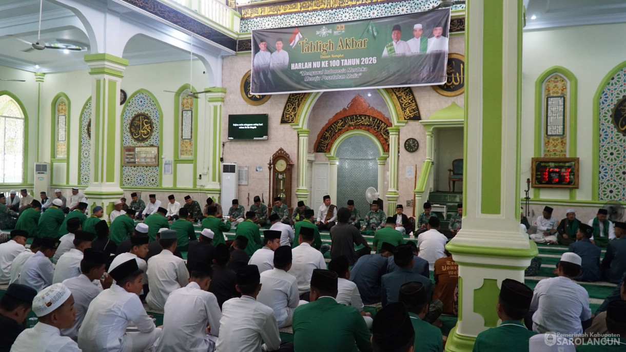 7 Februari 2026 Harlah Nahdatul Ulama Ke 100 di Masjid Alfalah Sarolangun