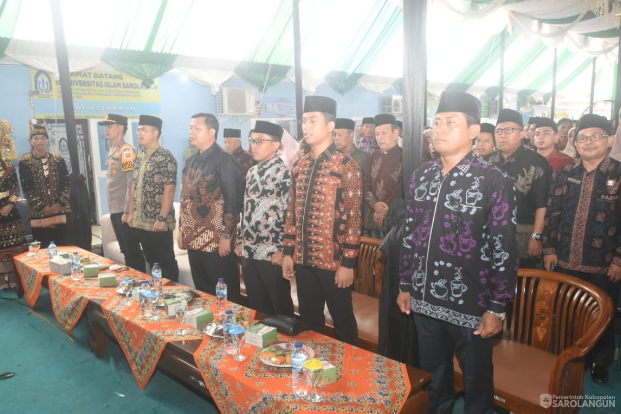 22 November 2025 Bupati Sarolangun H. Hurmin Menghadiri Wisuda Sarjana S1 Angkatan XV Universitas Islam Sarolangun
