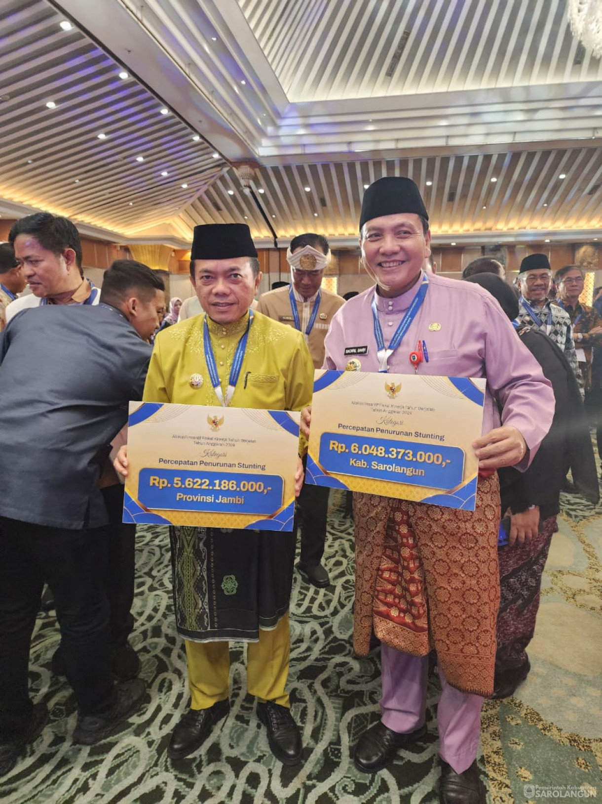 4 September 2024 - Pembukaan Rakornas Percepatan Penurunan Stunting 
2024 Dan pemberian Insentif Fiskal oleh Bapak Wakil Presiden, Bertempat 
di Hotel Grand Sahid Jaya Jakarta Selatan