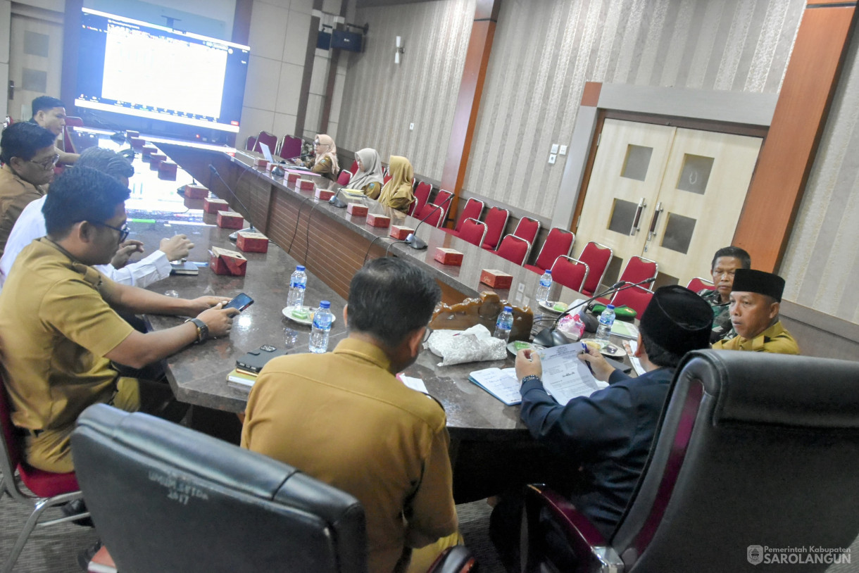 4 Juni 2024 - Rapat TPID Di Ruang Pola Utama Kantor Bupati Sarolangun