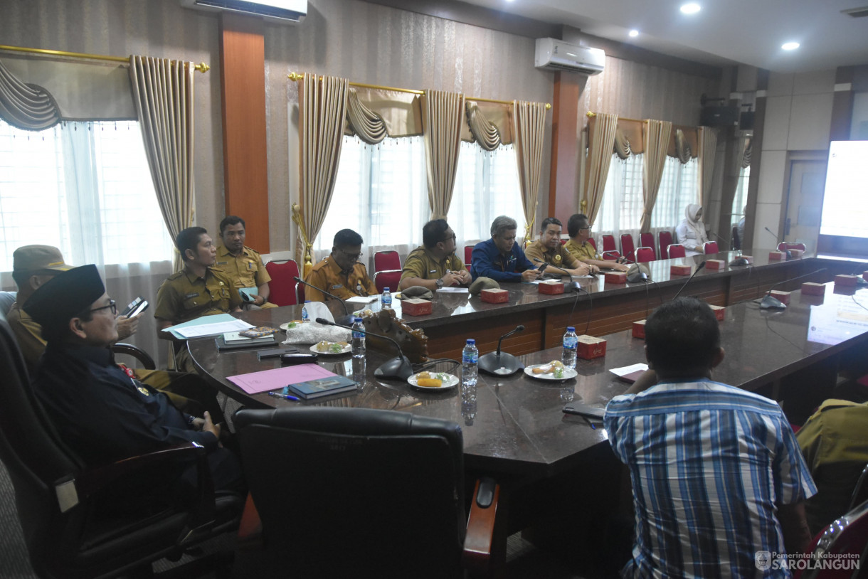 22 Juli 2024 -&nbsp;Rapat TPID Via Zoom Meeting, Bertempat di Ruang Pola Utama Kantor Bupati Sarolangun