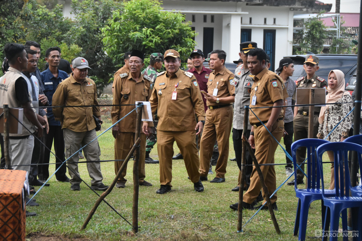 12 Februari 2024  - Meninjau Tps Beberapa Desa Di Kecamatan Pelawan