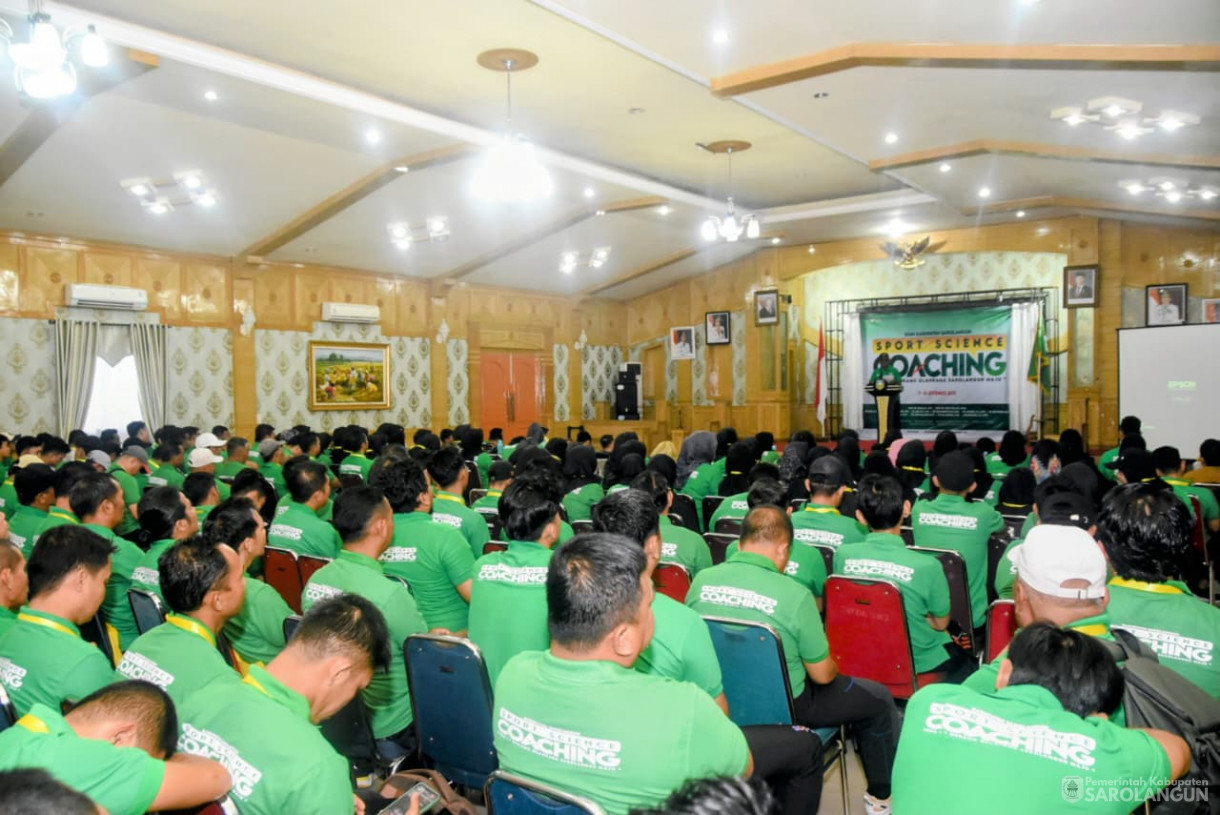 9 September 2025 Sport Science Coaching dengan Tema Meramu Sarolangun Maju