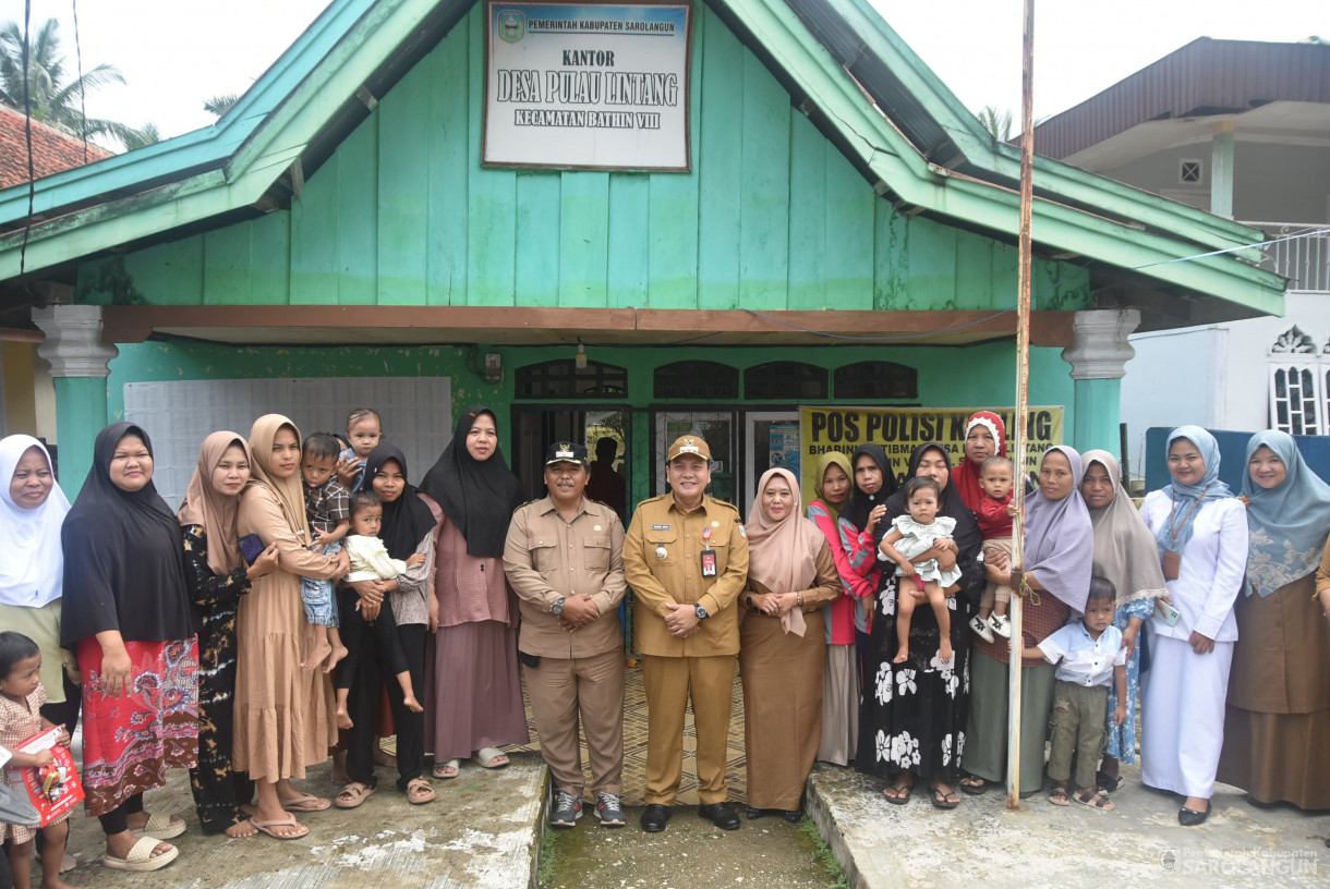 10 September 2024 - Penyerahan Bantuan Penanganan Stunting, Bertempat di Desa Pulau Lintang Kecamatan Bathin VIII