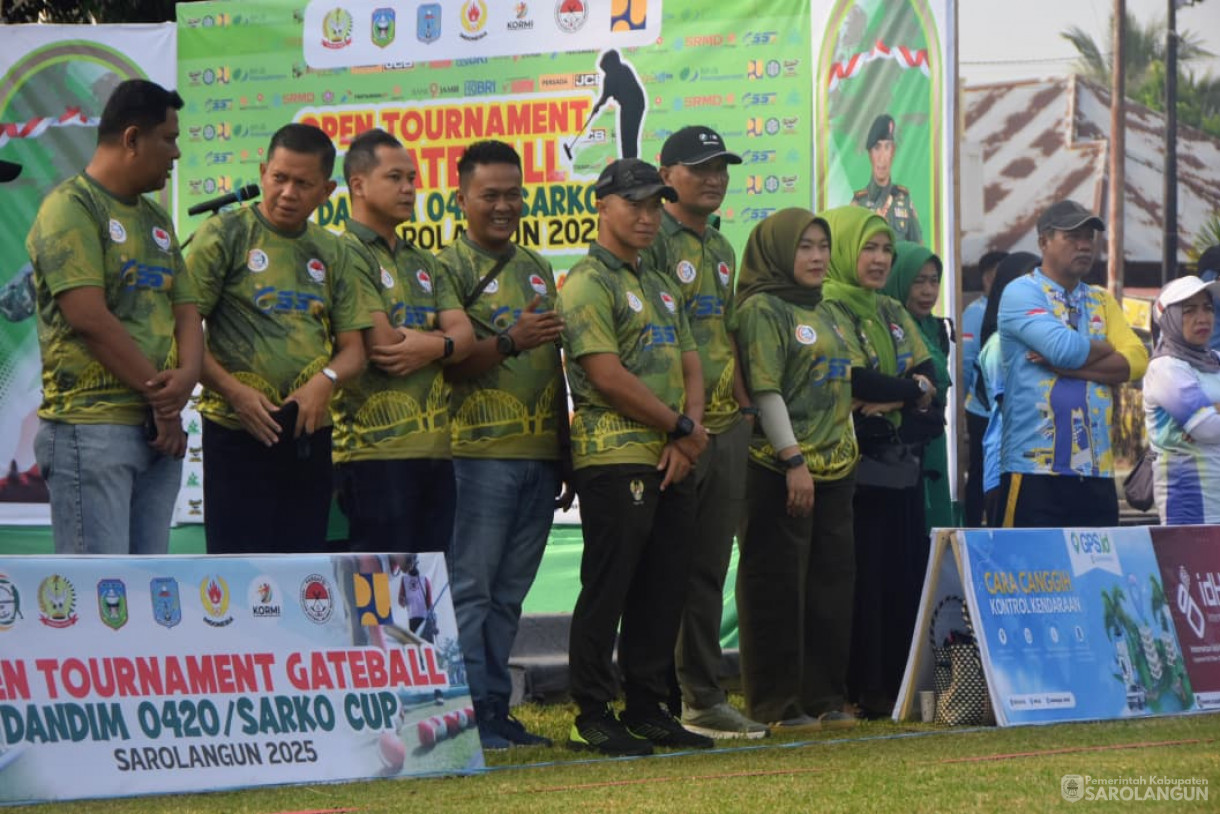 26 September 2025&nbsp; Open Tournament Gateball Dandim 0420 Sarko Sarolangun Tahun 2025 di Laman Basamo