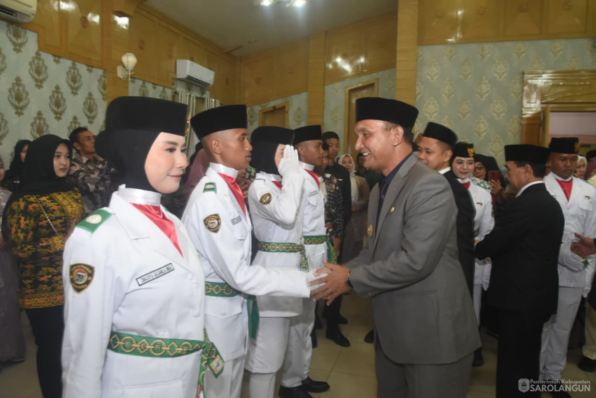 15 Agustus 2025 Pengukuhan Paskibraka Kabupaten Sarolangun