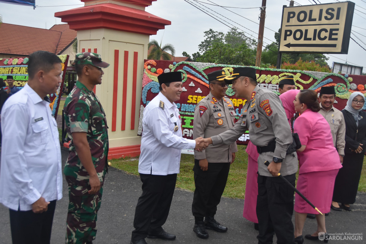 10 Januari 2024 - Menyambut Kedatangan Kapolres Baru Di Polres Sarolangun