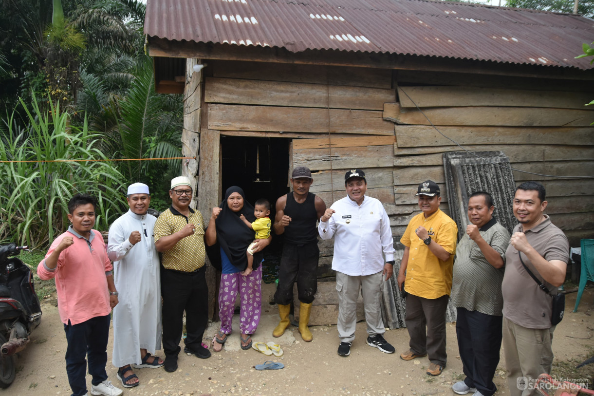 1 Desember 2023 - Meninjau Program Pembangunan Rumah Layak Huni Dalam Rangka Penanganan Kemiskinan Ekstrim Di Kecamatan Cermin Nan Gedang