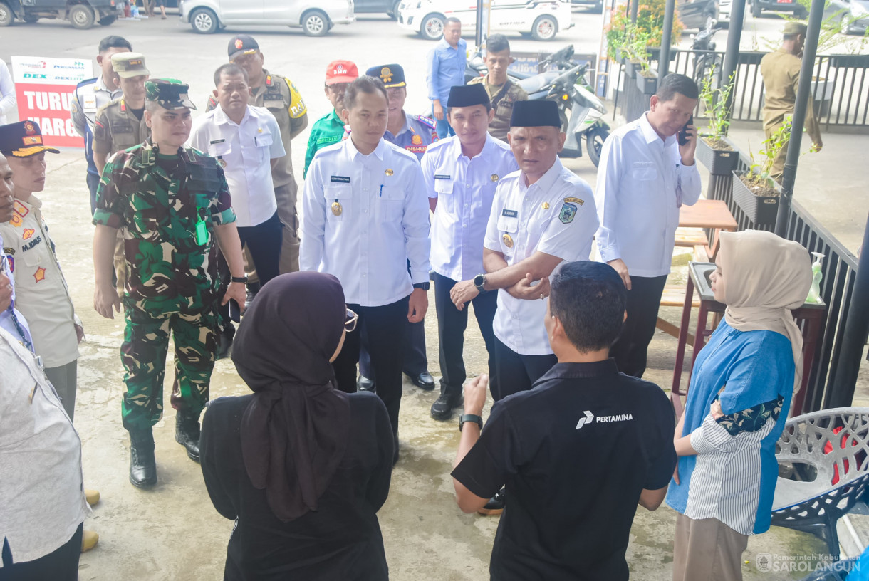 26 Maret 2025 -&nbsp;Sidak Pasar Menjelang Hari Raya Idul Fitri di Pasar Atas Sarolangun