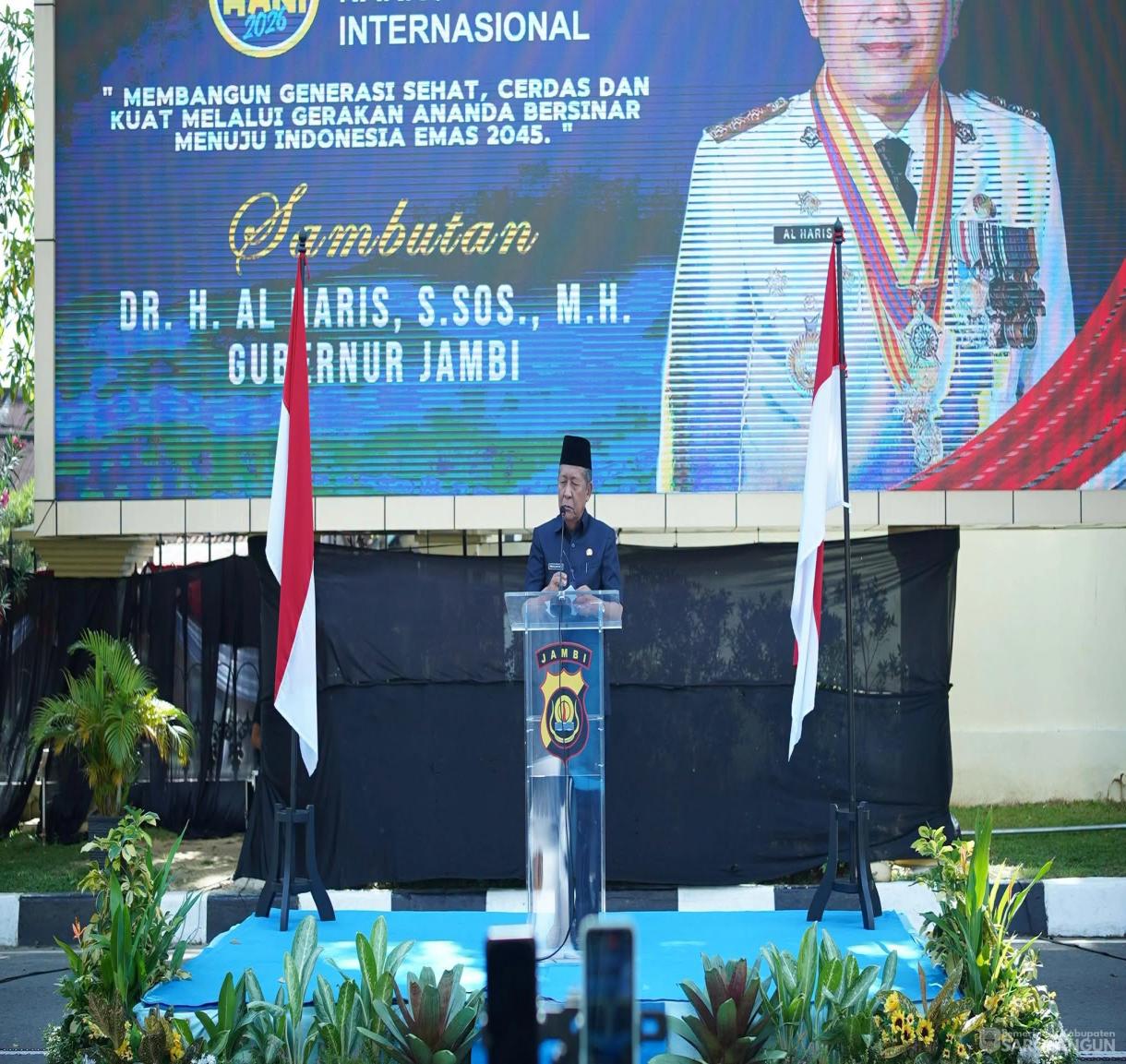 27 Juni 2026 Pemusnahan Barang Bukti Narkotika dalam Rangka Hari Anti Narkotika Nasional Tahun 2026 di Polda Jambi
