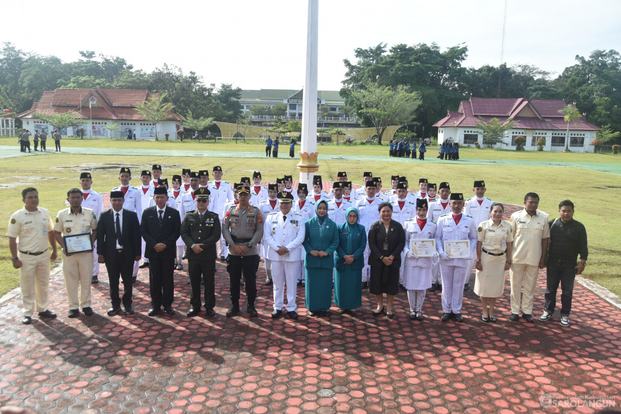 3 Juni 2024 -&nbsp;Upacara Peringatan Hari Lahir Pancasila Di Lapangan Gunung Kembang Sarolangun