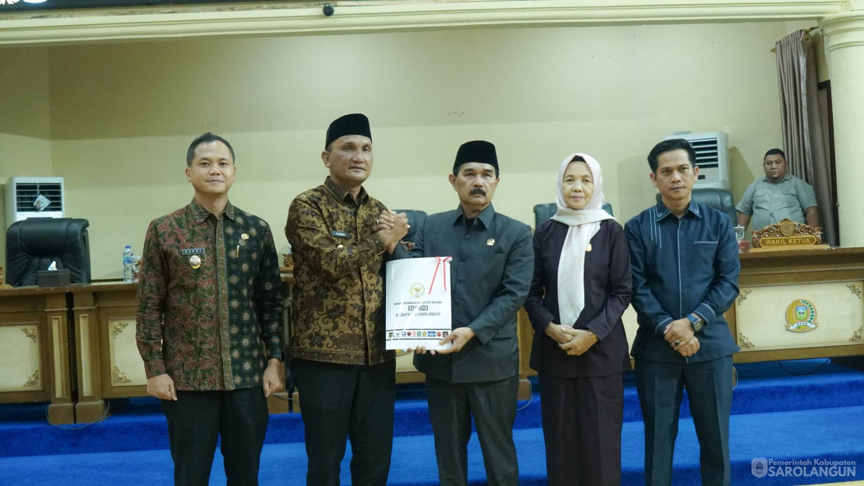 5 Januari 2026 Rapat Paripurna Penyampaian Ranperda Desa Sido Mukti Kecamatan Singkut