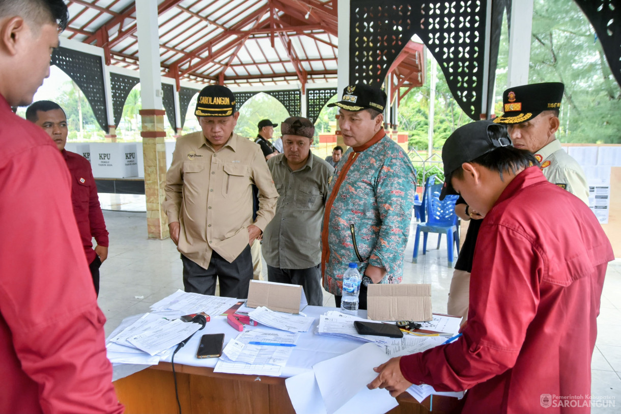 14 Februari 2024 - Monitoring Pelaksanaan Pemilu 2024 Beberapa TPS Di Kecamatan Sarolangun, Kecamatan Singkut, Dan Kecamatan Pelawan