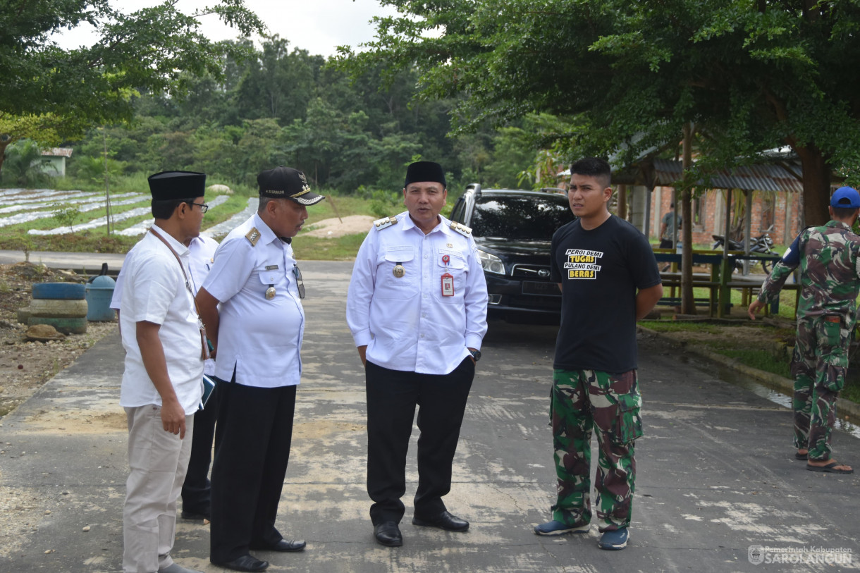 31 Januari 2024 - Meninjau Lahan Pertanian Di Kompi Senapan A Kecamatan Pelawan