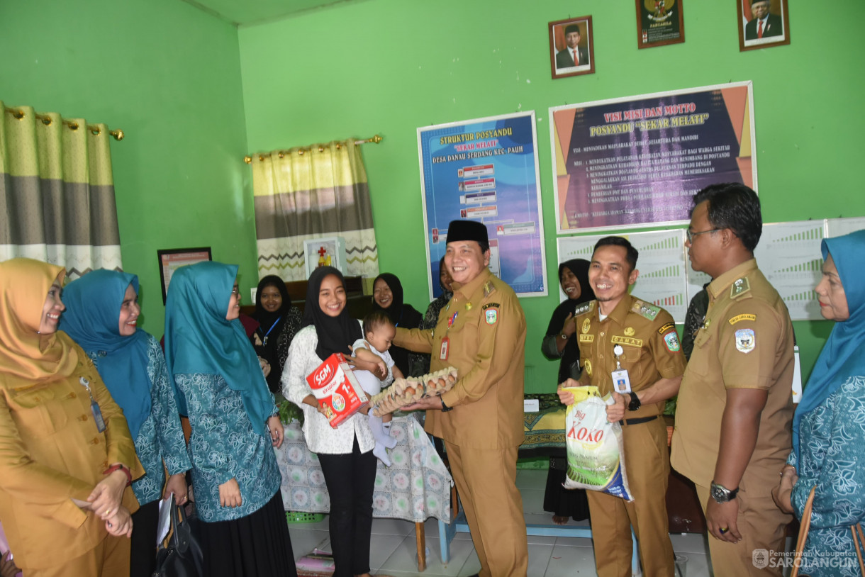 10 Juni 2024 - Penilaian Kader Dan Posyandu Berprestasi Bidang Kesehatan Tingkat Kabupaten Sarolangun Dan Gerakan Intervensi Serentak Pencegahan Stunting Di Desa Danau 