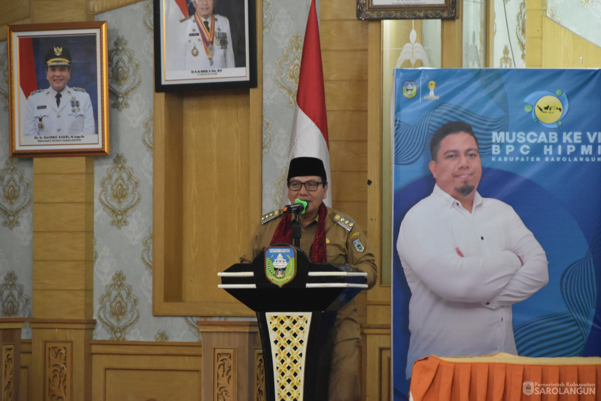 23 Januari 2024 - Musyawarah Cabang Ke VI BPC Hipmi Kabupaten Sarolangun Di Ruang Aula Utama Kantor Bupati Sarolangun