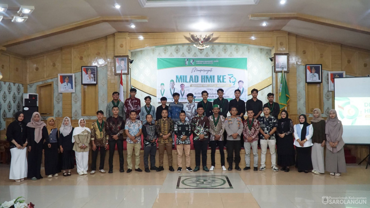 7 Februari 2026&nbsp; Milad Himpunan Mahasiswa Islam Kabupaten Sarolangun ke 79 Tahun