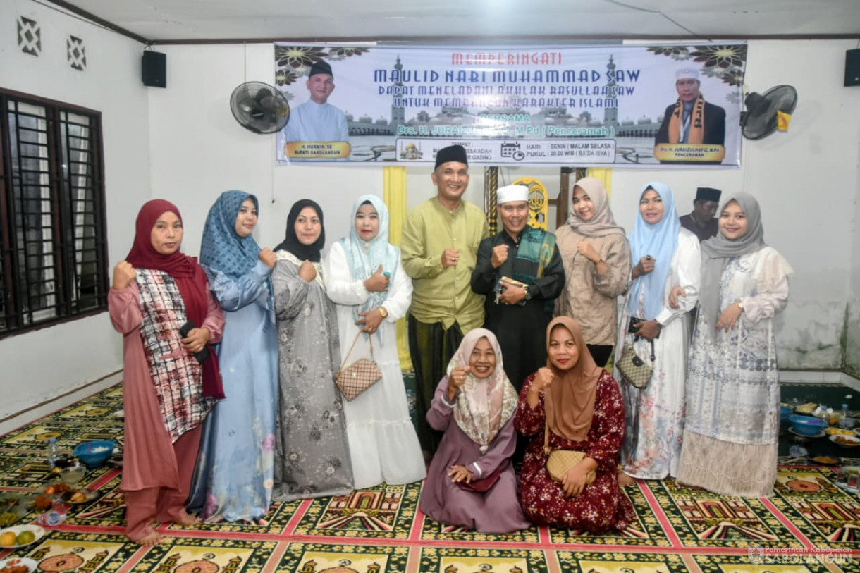 22 September 2025 Maulid Nabi Muhammad SAW di Masjid Nurussaadah RT 26 Kelurahan Aurgading