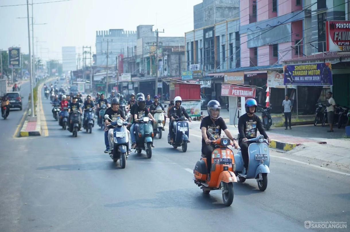 23 Agustus 2026 Salam Satu Vespa Sejuta Saudara Kajanglako Ke XIV di Singkut
