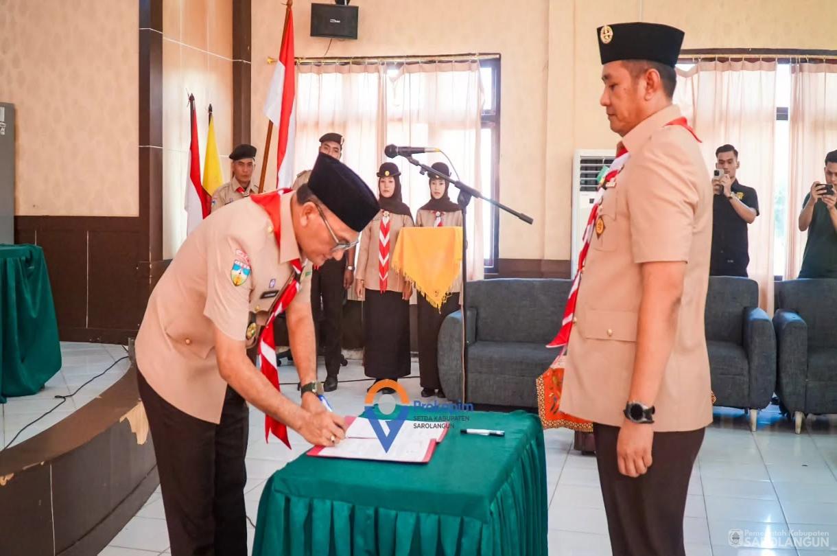 6 Agustus 2026 Pengukuhan Pengurus Saka Bhayangkara Kwarcab Kabupaten Sarolangun
