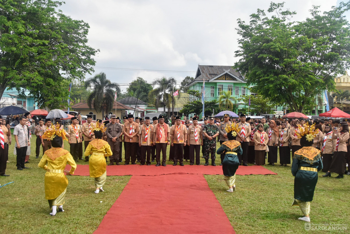 3 Oktober 2024 -&nbsp;Apel Besar Hari Pramuka Ke 63, Bertempat di Lapangan Bola Kaki Sungai Benteng Kecamatan Singkut