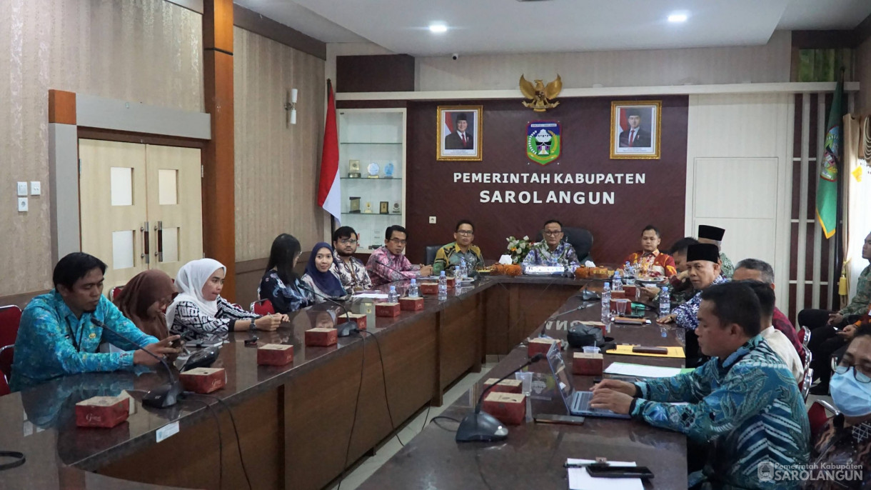 2 April 2026&nbsp;Rapat Entry Meeting atau Pemeriksaan LKPD Tahun 2025 melalui zoom meeting di Ruang Pola Utama Kantor Bupati Sarolangun