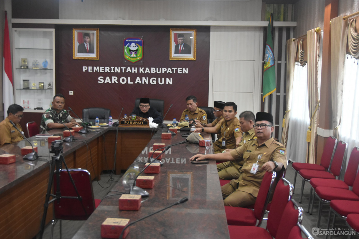 24 Juni 2024 - Rapat Koordinasi Pengendalian Inflasi dan Rapat TPID Di Ruang Pola Utama Kantor Bupati Sarolangun