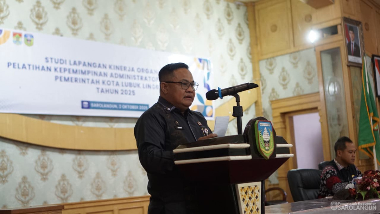 2 Oktober 2025Penyambutan Dan Pembukaan Studi Lapangan Pelatihan Kepemimpinan Administrator Pemerintah Kota Lubuklinggau