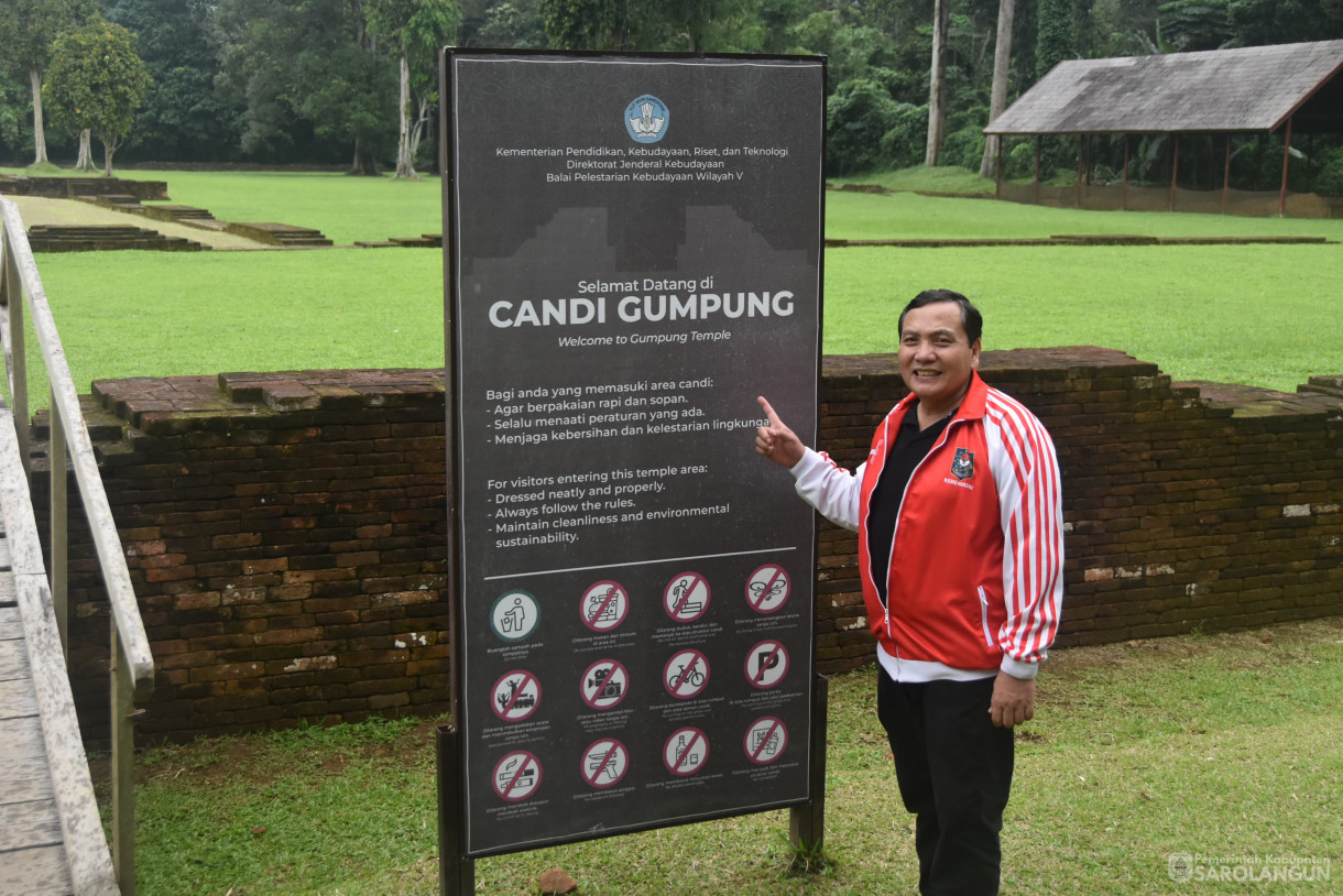 6 Juli 2024 -&nbsp;Meninjau Candi Gumpung dan Candi Kedaton Muaro Jambi