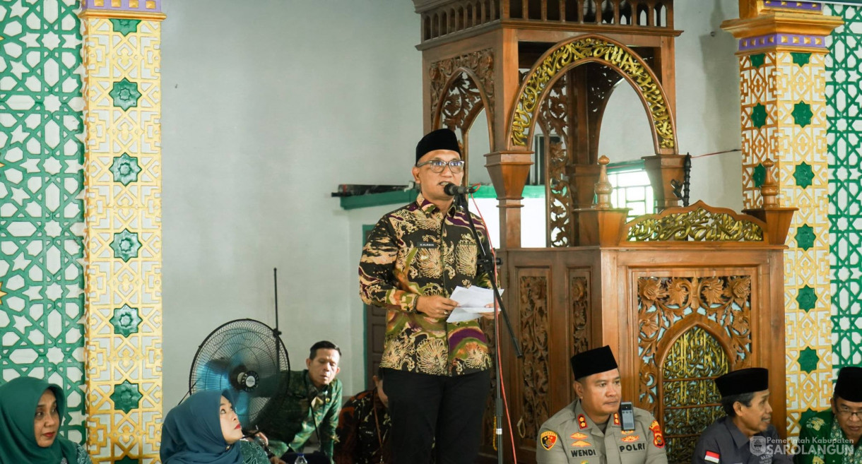Peringatan HUT Baznas ke 25 di Masjid Attaqwa dusun Bukit Tigo Singkut