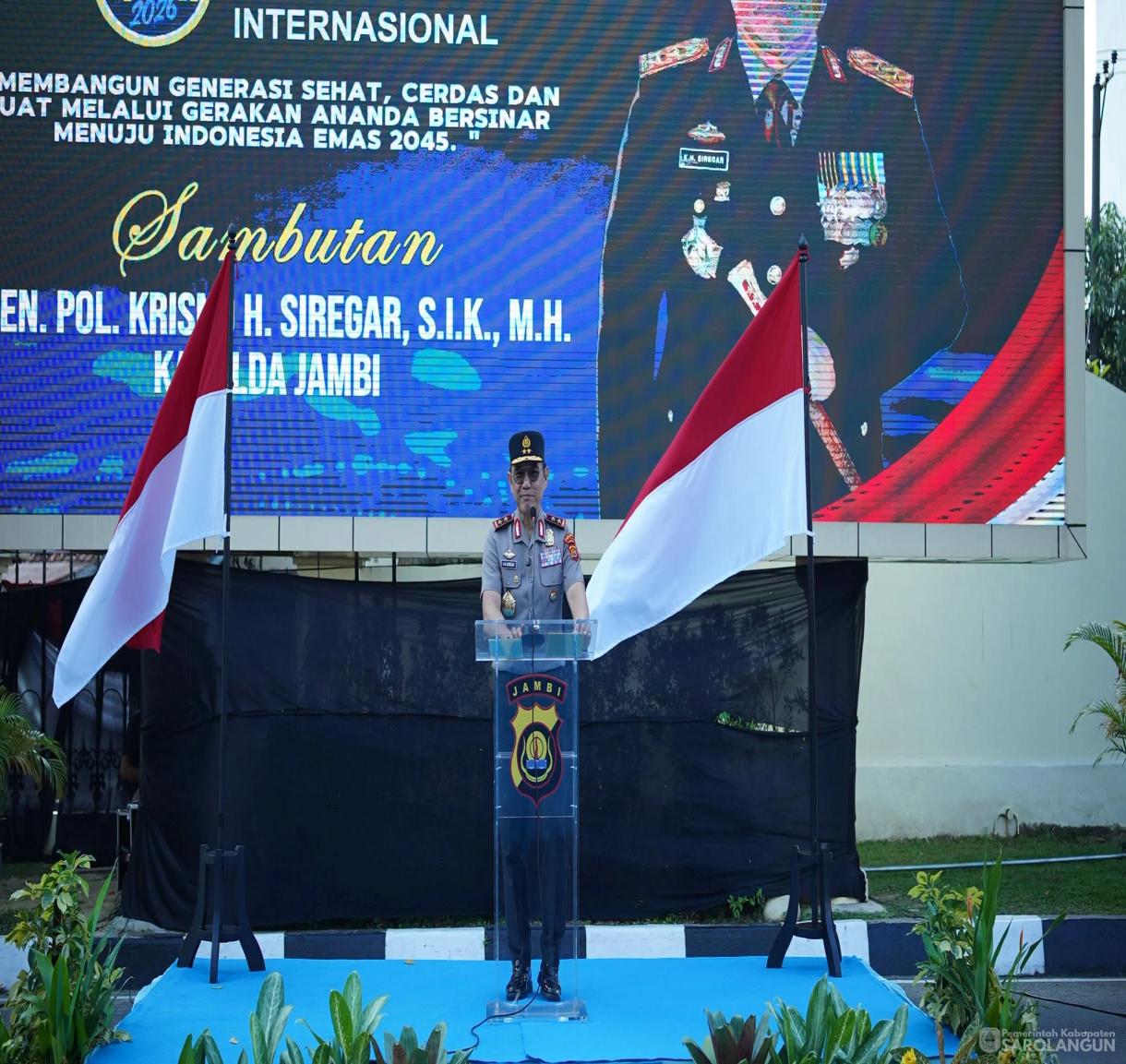 27 Juni 2026 Pemusnahan Barang Bukti Narkotika dalam Rangka Hari Anti Narkotika Nasional Tahun 2026 di Polda Jambi